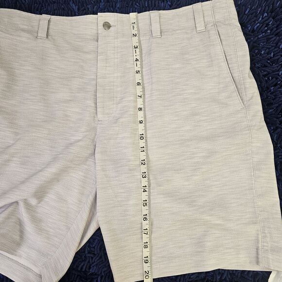 Mens Callaway Cream  Golf Shorts Sz 40 Flat  Performance Gorpcore Preppy  P0294 - Picture 4 of 9